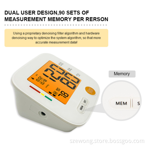 Medical or home Electronic arm blood pressure monitor